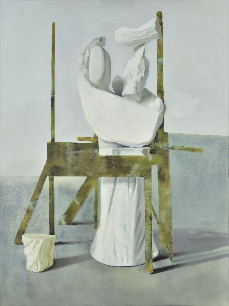 Maude Maris. Les Grands Profils : Maude Maris, Vierge, 2017, Huile sur toile, 120 x 90 cm